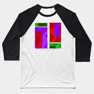 Colorful squares Baseball T-Shirt